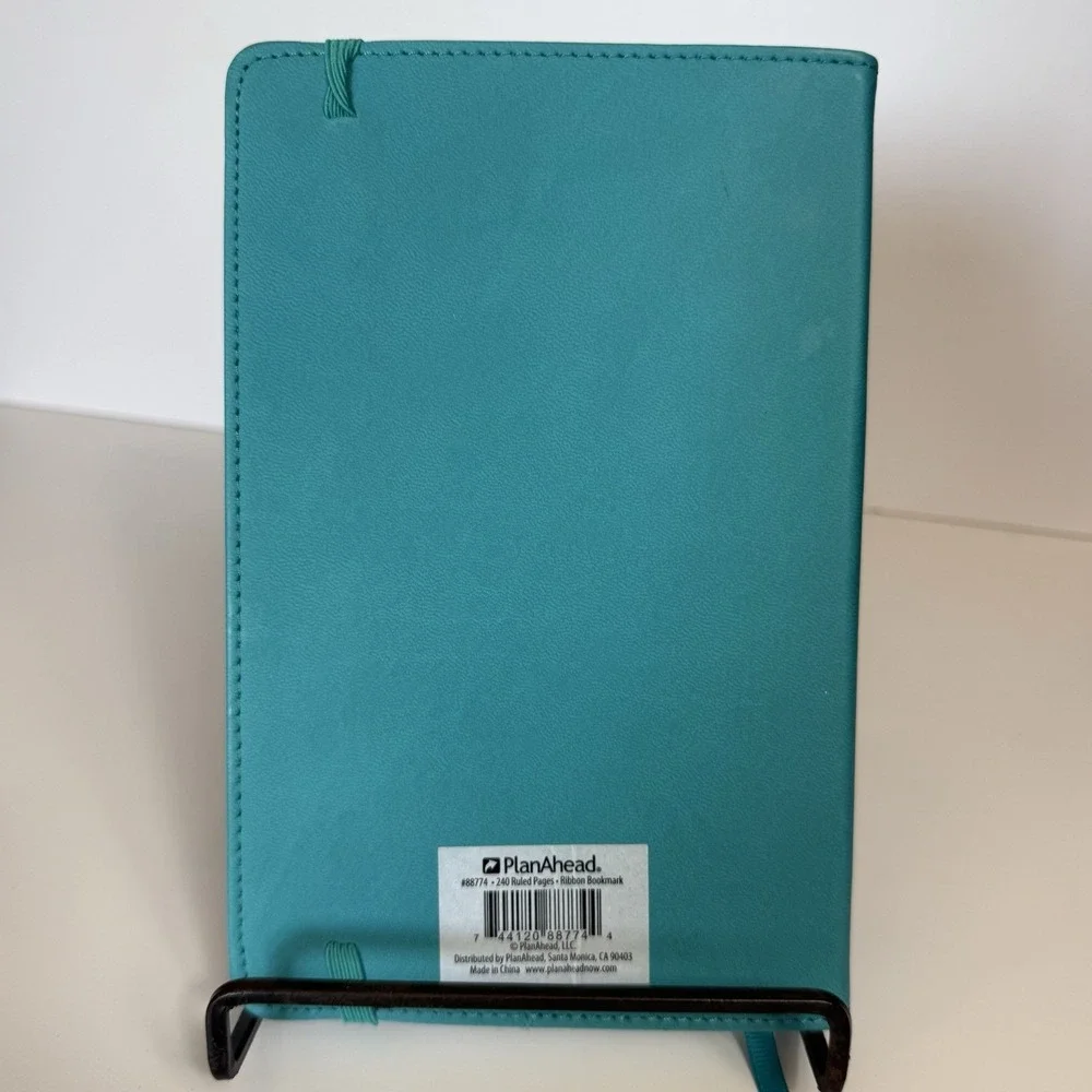 PlanAhead Teal Leatherette Journal Be Kind To Yourself Gold Foil 240 Lined Pages